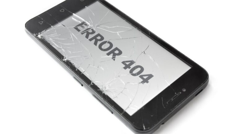 Telefon mobil cu ecran spart